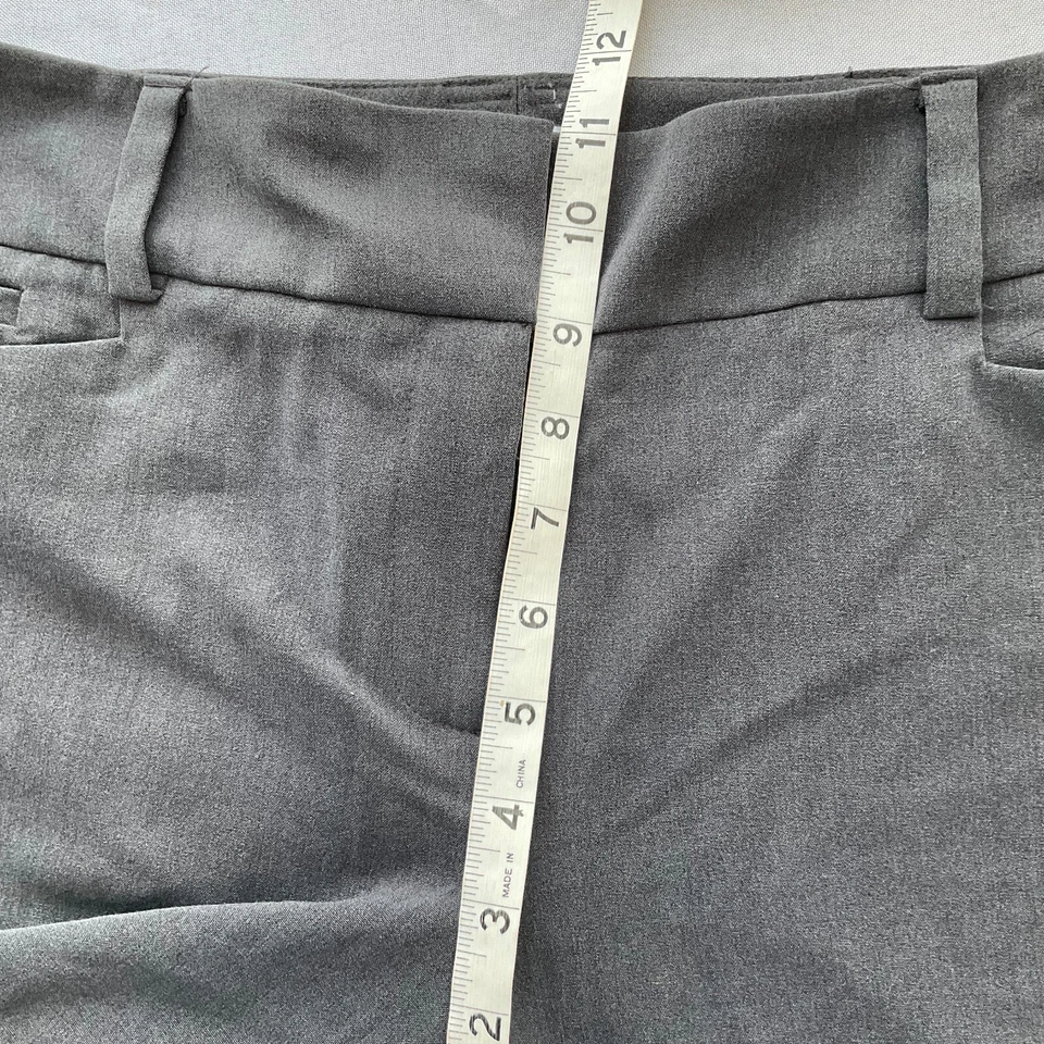 NY&C Dress Pants Women Size 10 Average Gray Stretch Bootcut - Image 4 of 4