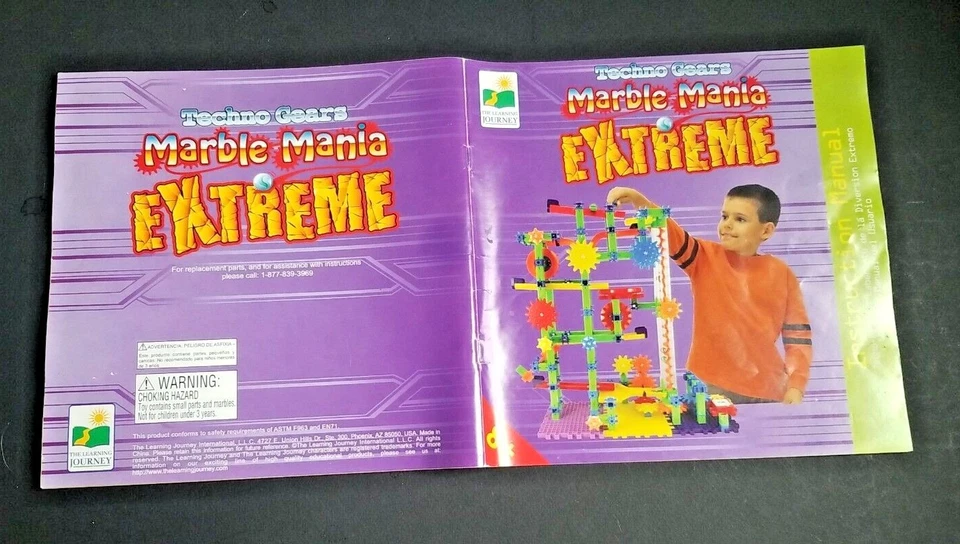 Learning Journey Techno Gears Marble Mania EXTREME Instruction Manual ONLY!!!! - Image 2 of 4