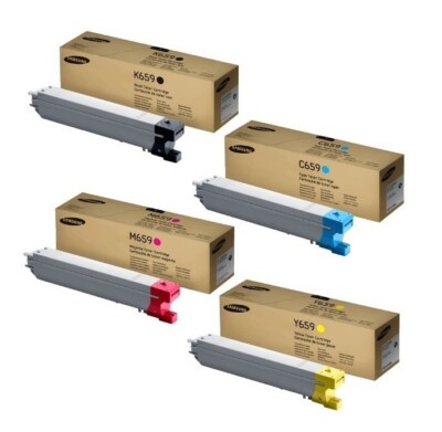 4 ORIGINAL Toner SAMSUNG MultiXpress CLX-8640ND CLX-8650ND / K659 C659 M659 Y659