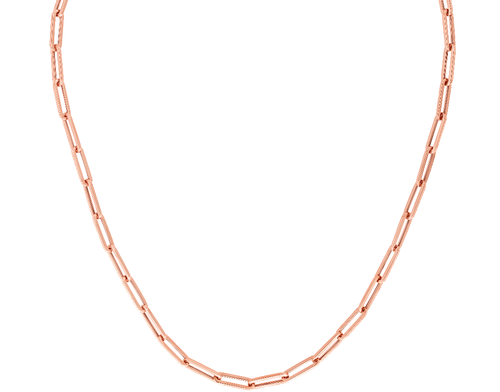 PAPERCLIP Link Chain Necklace 18 Inch 