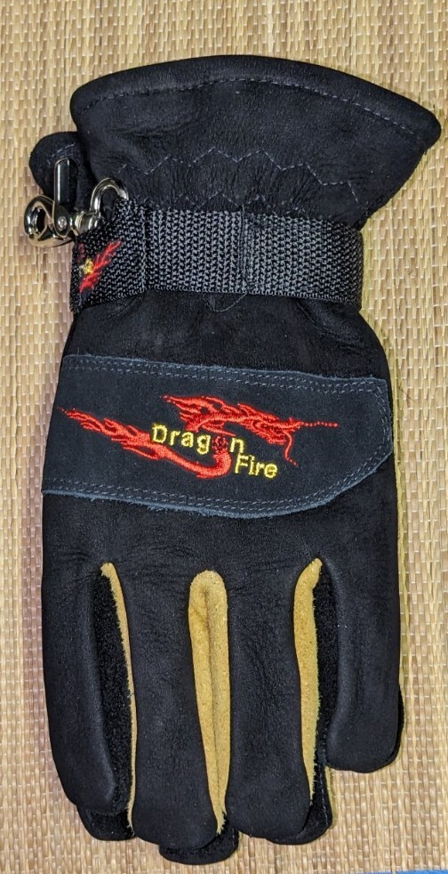 Dragon Fire Alpha X Structural Firefighting Gloves, Gauntlet, Sz L