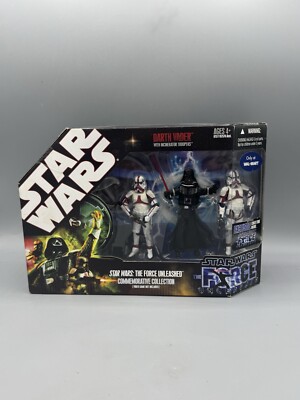 STAR WARS The Force Unleashed 3 Pack Darth Vader with Incinerator Troopers