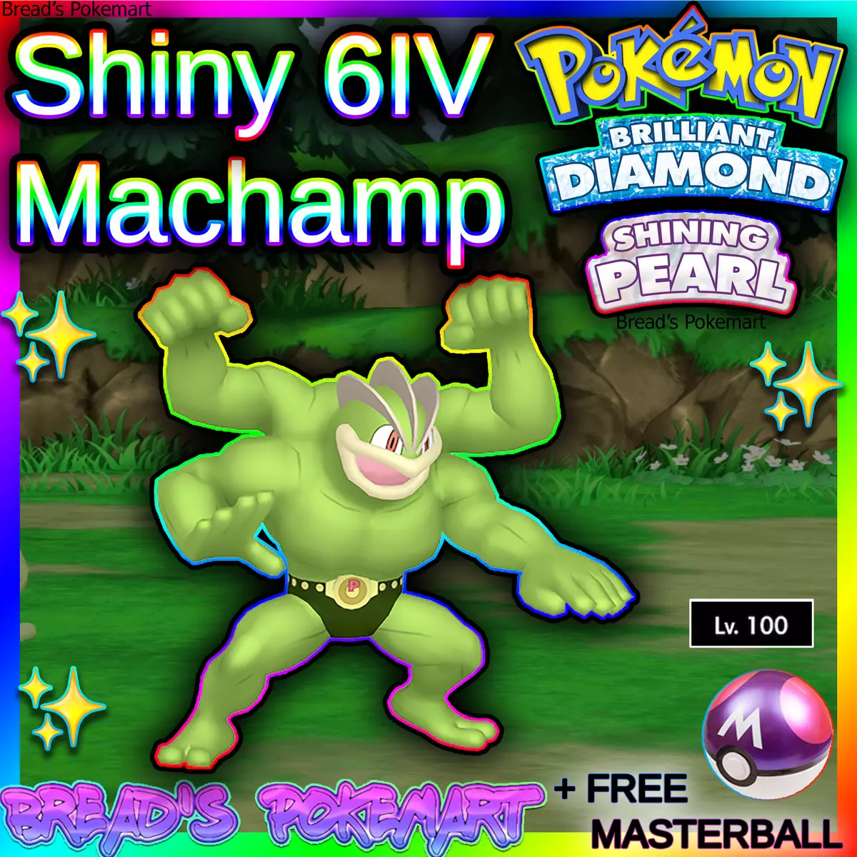 Pokemon Brilliant Diamond Shining Pearl Version Exclusive Bundle Shiny Max  IV EV