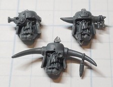 Warhammer 40k Ork Bits Boyz Big Shoota Heads Horns Targeter H03