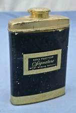 VINTAGE MAX FACTOR SIGNATURE AFTER SHAVE TALCOM CONTAINER