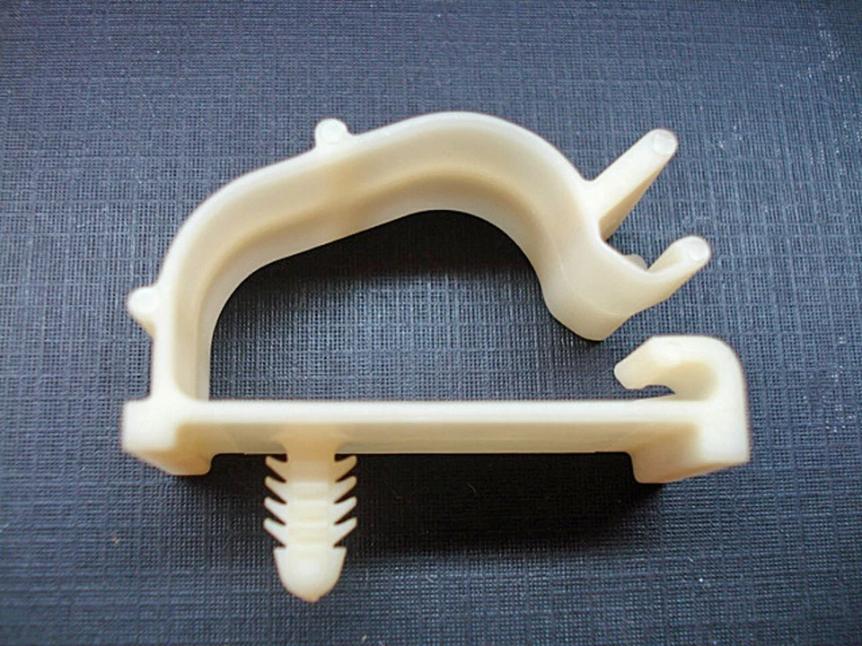 10 pcs NORS under dash trunk hood wiring routing clips wire cable clamps M - Image 2 of 3