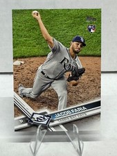 2017 Topps Update Series Baseball Card #US240 Jacob Faria RC Tampa Bay Rays