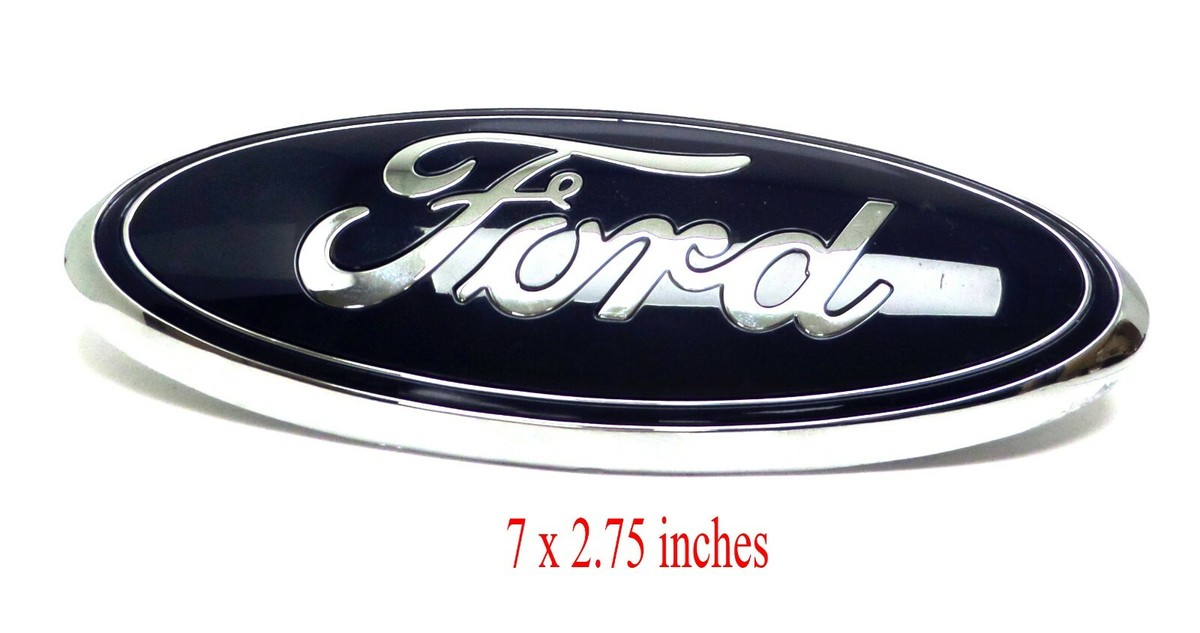 CL34402A16CA Blue Oval Rear Tailgate Emblem 7x2.75 inches 2016
