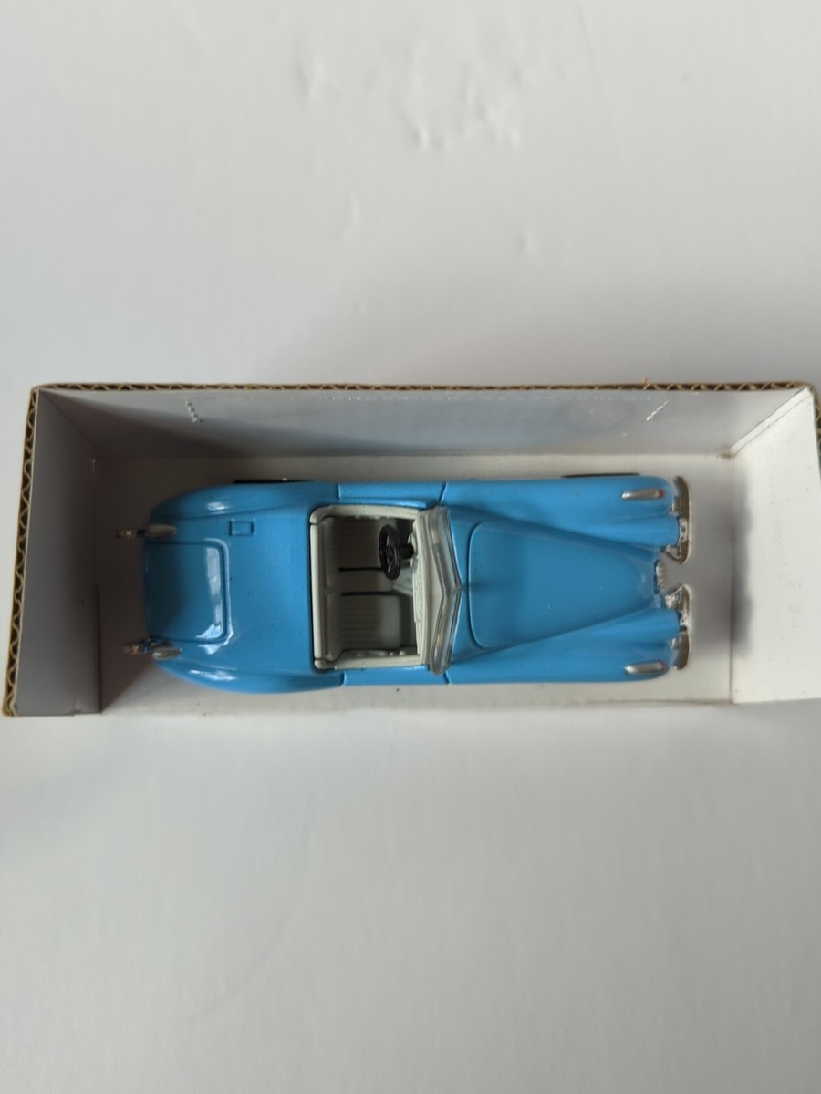 1950 Jaguar XK-120 Roadster Blue 1:43 Scale Diecast Mfg# SS