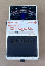 Boss Chromatic Tuner TU-2 Pedale per chitarra vintage Roland Taiwan TU2