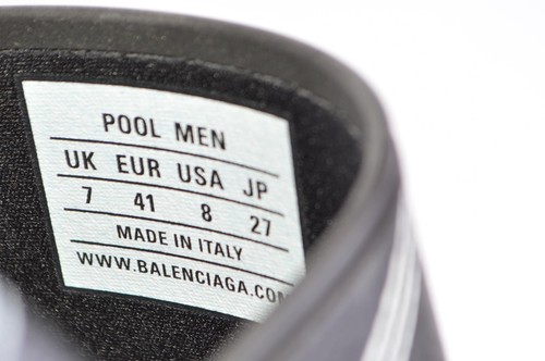 NEW Balenciaga Men's Black LICENSE BB PRINT Pool Slides Shoes 8 U.S. 41 EU - Picture 9 of 9