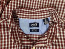 Chaps- Men’s Plaid Long Sleeve Button Down-2XL