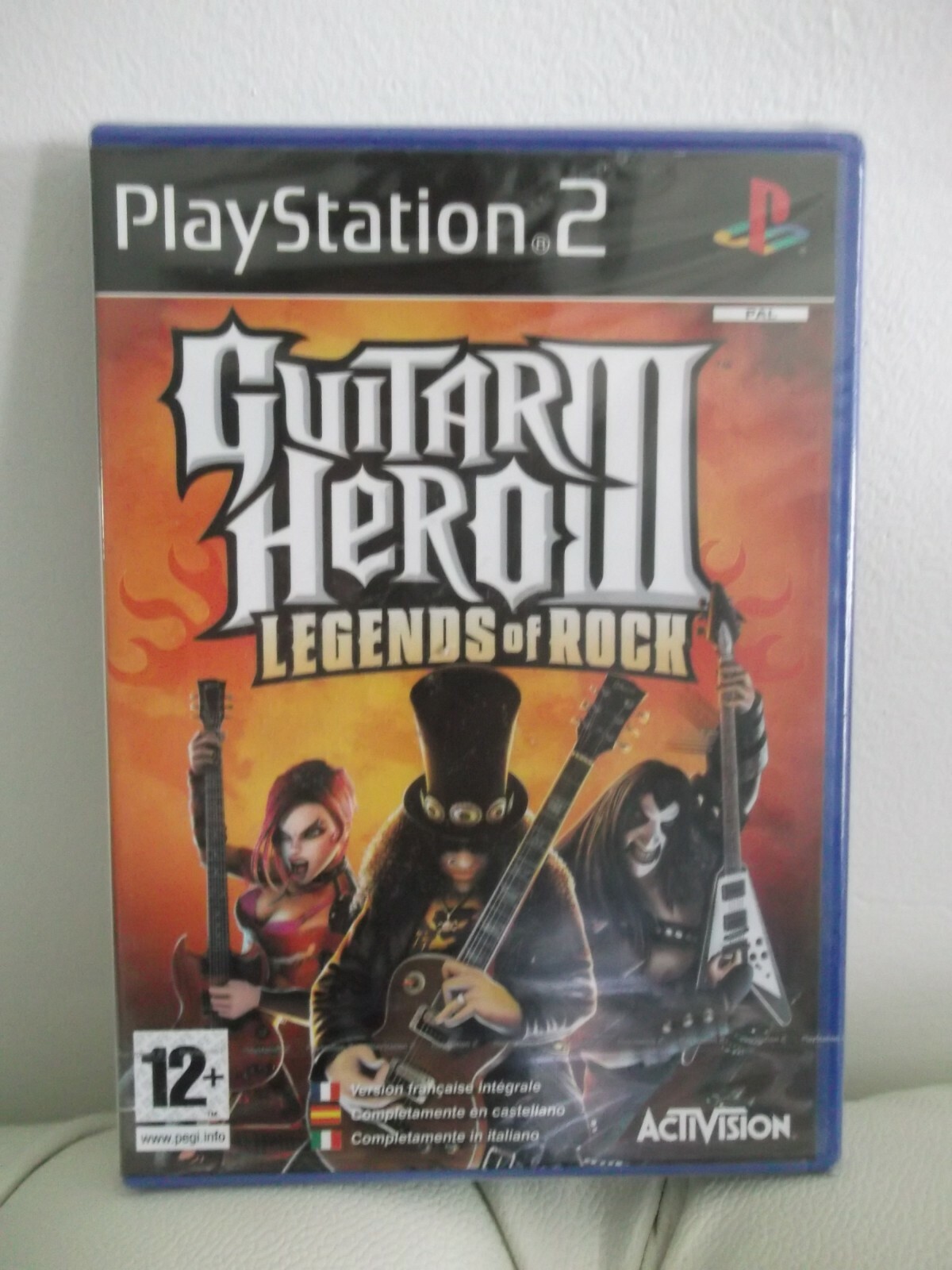 GUITAR HERO III LEGENDS OF ROCK - Jeu PS2 Sony Playstation 2 NEUF sous blister 