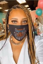 Tiger Bling Face Mask -
