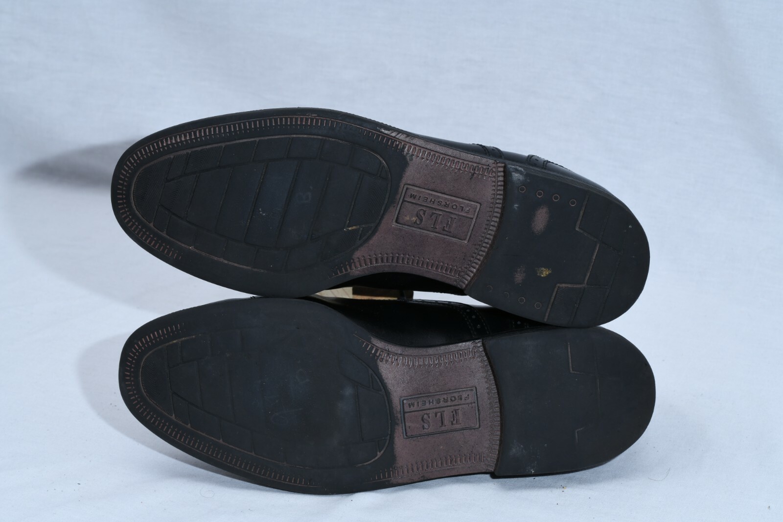 SAOLA Florsheim Oxfords 9D stringate in pelle nera da uomo