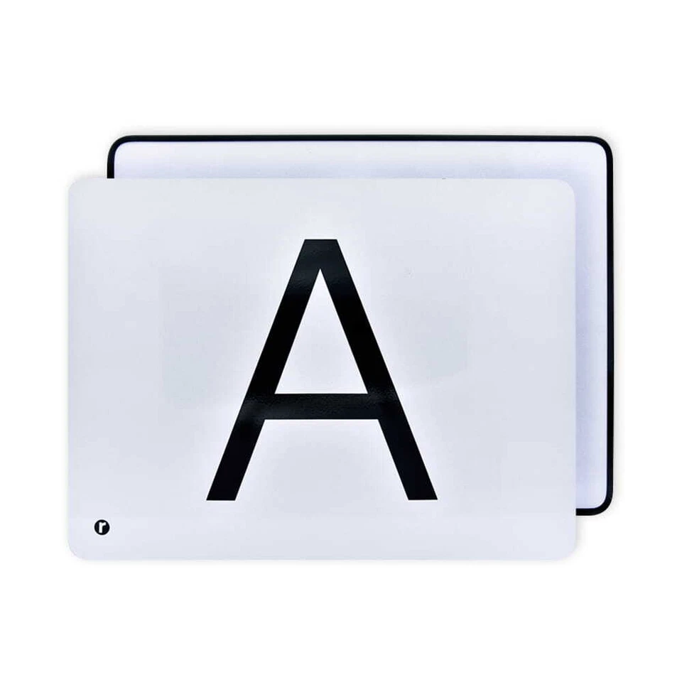 Reflecto A-Tafel starr - A-Schild für Abfalltransport aus Aluminium - 1mm Stärke