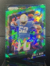 2024 Panini Prizm Khalil Mack Hype Green Ice Prizm #10 Los Angeles Chargers
