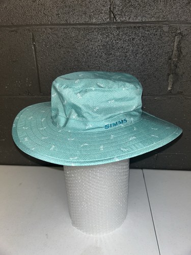 SIMMS WOMAN'S SUPERLIGHT SOLAR SOMBRERO / DRAGONFLY GULF BLUE