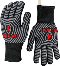 BBQ Gloves Oven Gloves Extreme Heat Resistant Grilling Gloves Silicone Non Slip