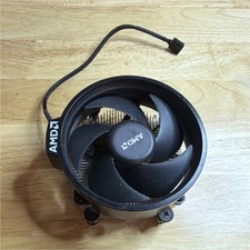 AMD CPU Fan with Heatsink Cooler Black 4-Pin Aluminum Plastic High Performance