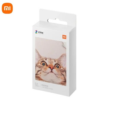 Original Xiaomi ZINK Pocket Printer Paper Self-adhesive Photo Print 50pcs Sheets