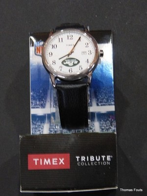 Timex NFL Tribute New York Jets Watch TWZFJETMX YZ New, Bad Box, Nice watch