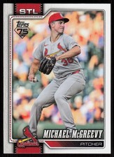 2026 Topps Series 1 Celebration Michael McGreevy #161 St. Louis Cardinals