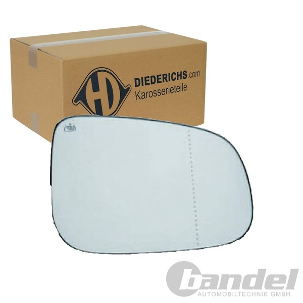Diederichs Spiegelglas Beheizt Rechts Passend FüR Volvo C30 C70 S40 S60 S80 V40-image