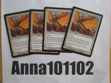 Dive Bomber x4 4x Onslaught White COM Creature Bird Soldier Flying Sacrifice MTG