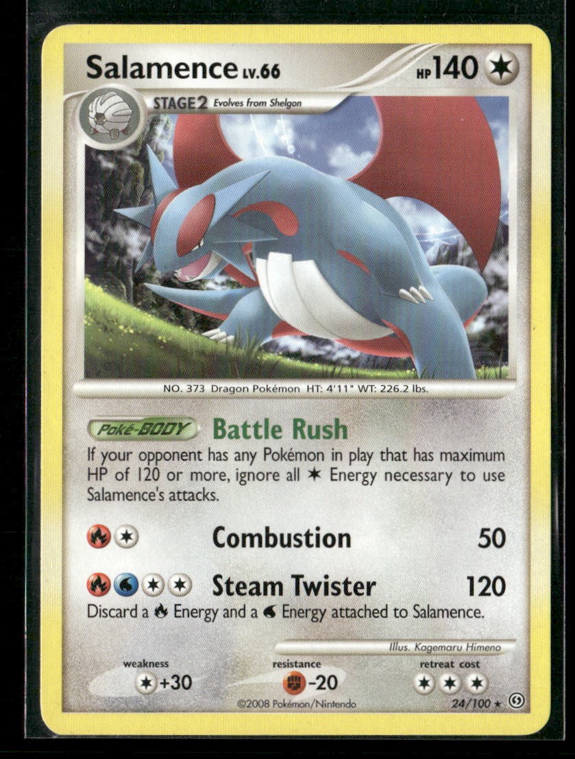 Salamence Rare Stormfront 24/100 NM