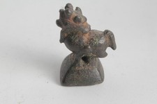 Ancien poids à opium Chinthe bronze Birmanie (75087)