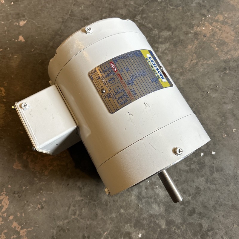 LEESON 113587.00 WASHGUARD DUTY MOTOR 3/4HP 56C-FR 1725RPM 208-230V 60Hz 3PH