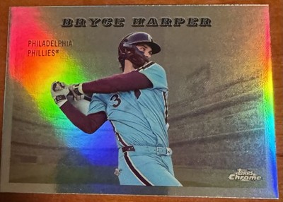 2025 Topps Chrome Platinum Bryce Harper - Rails and Sails Refractor - PHILLIES