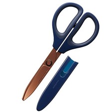 KOKUYO Scissors Titanium Glueless Blade Navy Blue HASA-PT280DB