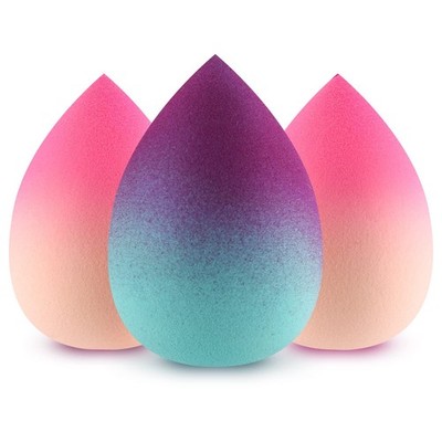 3 stk Beauty Make up Kosmetik Schwamm Schminkschwamm Puderquaste Sponge-Blender