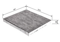 Bosch Innenraumfilter Fuer Mazda 1987432392