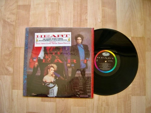 HEART s/t Capitol SJ 12410 orig 1985 +inner  SHRINK+Hype Sticker EX