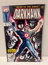 Marvel Comics Darkhawk No 10 Dec 1991 Heart of the Hawk Part 1 of 6 - Great Cond