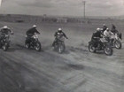 Vintage Motocross Motorcycle Race Photo 8" x 10" Cheyenne, Wyoming WY Tight Race — photo 2