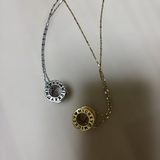 Mickey Logo Necklace Pair 2-Piece Set