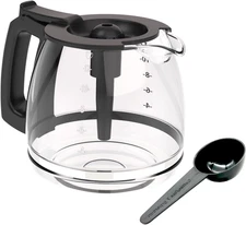 12-Cup Glass Coffee Pot Replacement, Universal and Adjustable, Compatible with M