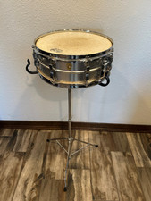Rullante vintage 1968 Ludwig Acrolite 5 x 14 con custodia e supporto originali