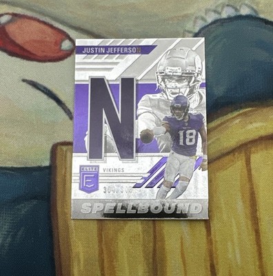 2023 Panini Donruss Justin Jefferson 304/349 Spellbound NFL Card Pack Fresh