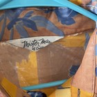 Vtg 70s Mister Man of California Orange Blue Floral Acetate Disco Shirt  — photo 5