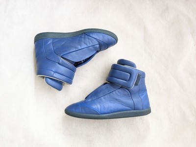 Maison Margiela フューチャーハイ　42 Maison Margiela Future Blue Men 9 42 Leather High Top Sneakers | eBay