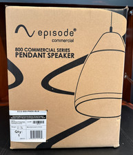 Episode 70V Pendant Speaker 6" Woofer - Black ECS-800-PND6-BLK