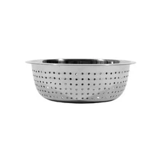 Town Food Service 31811 11 in. Stainless Steel Large Hole Chinese Style Colander
