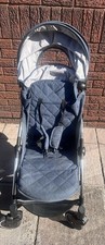 Ickle Bubba Denim Pushchair Buggy Stroller With Footmuff