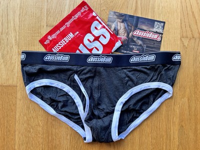 Aussiebum L Large Essential Bamboo Brief Slip Underwear Original NEU
