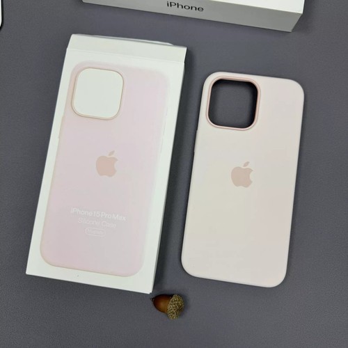 NEW For iPhone 15 15 Pro 15 Plus 15 Pro Max Original Silicone Case with MagSafe - Afbeelding 10 van 16
